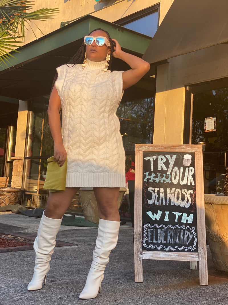 Sleeveless sweater dress shop