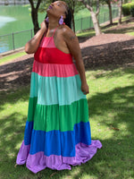 Assorted Flavors Maxi Dress